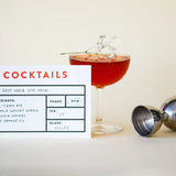 Cocktail Recipe Card