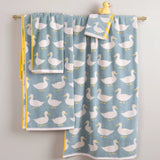 Waddling Ducks Organic Cotton Face Towel