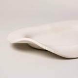 Manta Oval Platter, Alabaster