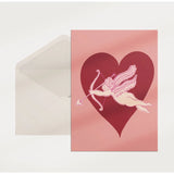 Cupid Valentine's Heart Card