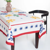 Celestial Matisse Blockprint Tablecloth