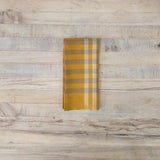 Grid Napkin Set, Ochre