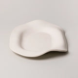 Manta Oval Platter, Alabaster