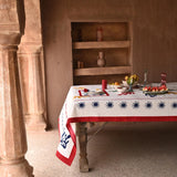 Celestial Matisse Blockprint Tablecloth