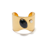 Organic Cuff in Gold Midnight