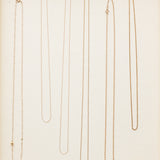 Vintage 14K Gold Rolling Link Chain Necklace, 18" Length