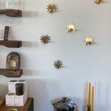 Brass Star Wall Candle Holder