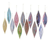 Marbled Spindle Ornament, Assorted Large