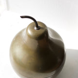 Vintage Brass Pear Box