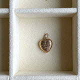 Vintage 9 Ct. Gold I Love You Heart Charm