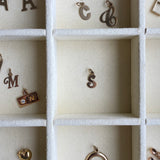 Vintage 9ct Letter Charm, Block Style "S"