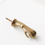 Vintage Brass Hand Knocker from Portugal