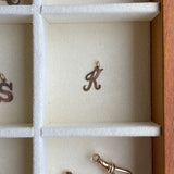 Vintage 9ct Letter Charm, Cursive "K"