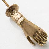 Vintage Brass Hand Knocker from Portugal