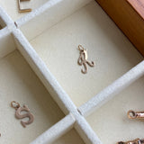 Vintage 9ct Letter Charm, Cursive "K"