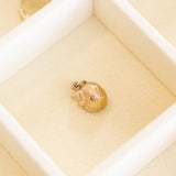 Vintage 9ct Gold Periwinkle Charm