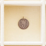 Vintage Sterling Silver Coin Charm