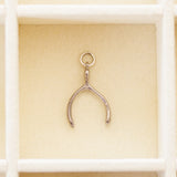 Vintage Sterling Silver Wishbone Charm