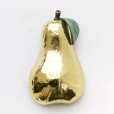 Vintage Brass Pear Door Knocker