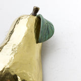 Vintage Brass Pear Door Knocker