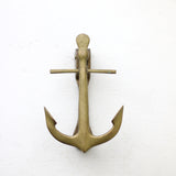 Vintage Brass Anchor Door Knocker