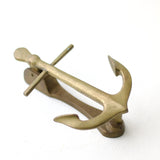 Vintage Brass Anchor Door Knocker