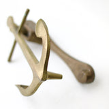 Vintage Brass Anchor Door Knocker