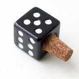 Vintage Ceramic Dice Bottle Stopper