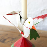 Vintage Metal Bird Candle Holder