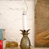 Vintage Brass Pineapple Lamp