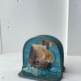 Vintage Ship Bookends