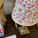 Vintage Liberty Print Candlestick Lamp