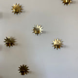 Brass Star Wall Candle Holder