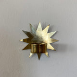 Brass Star Wall Candle Holder