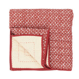 Quilted Throw, Marge Red