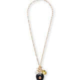 Eugenia Heart Lariat Necklace