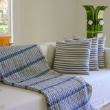 Blue Stripes Sujani Quilt