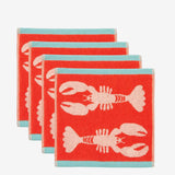 Lobster Face Cloth, Organic Cotton