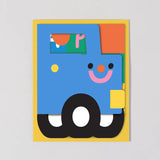 'Birthday Truck' Fold Out Kid's Birthday Card