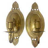 Vintage Brass Ornate Wall Sconces/Candle Holders