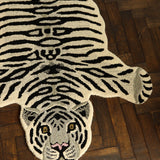 Snowy Tiger Rug, Large